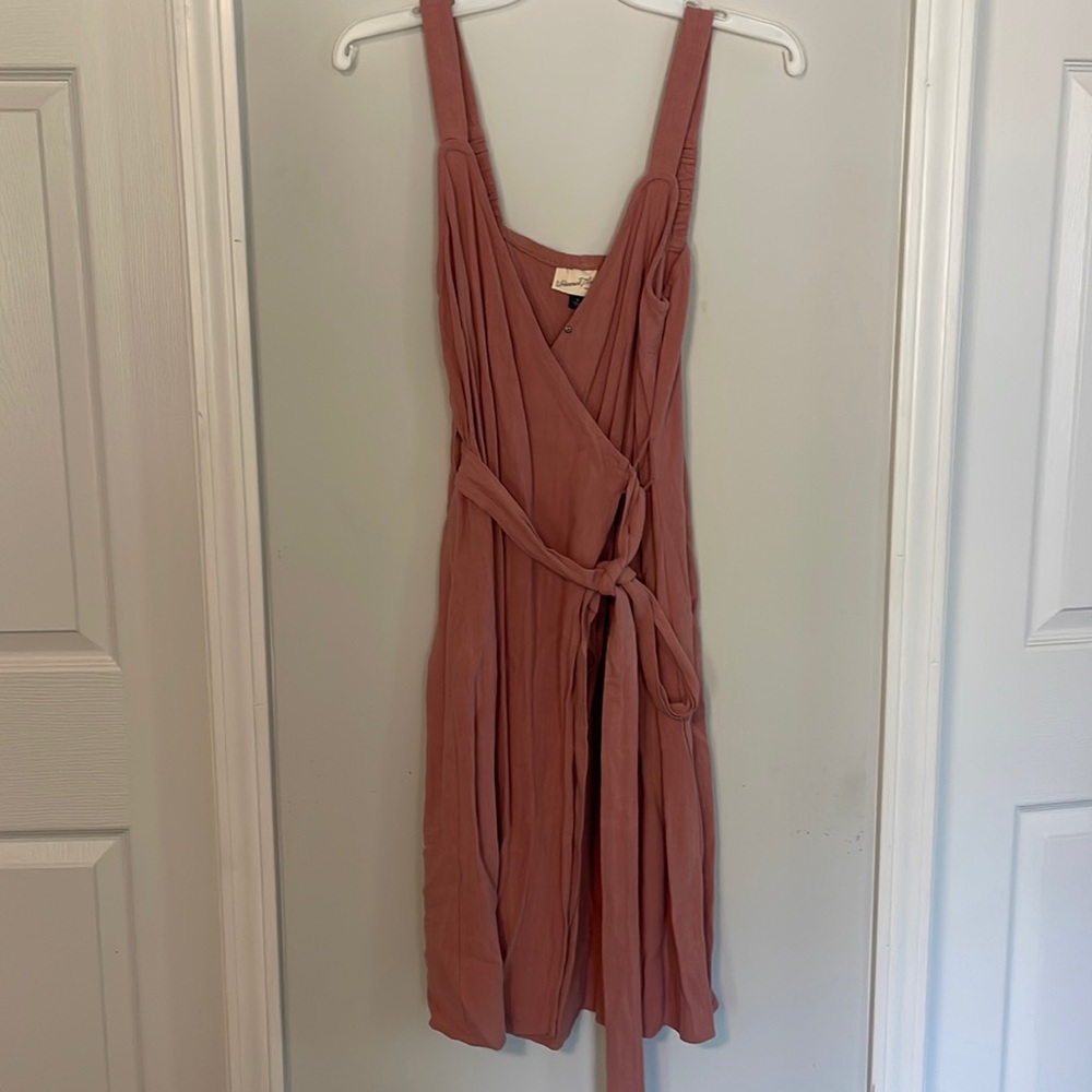 Wrap Linen Dress